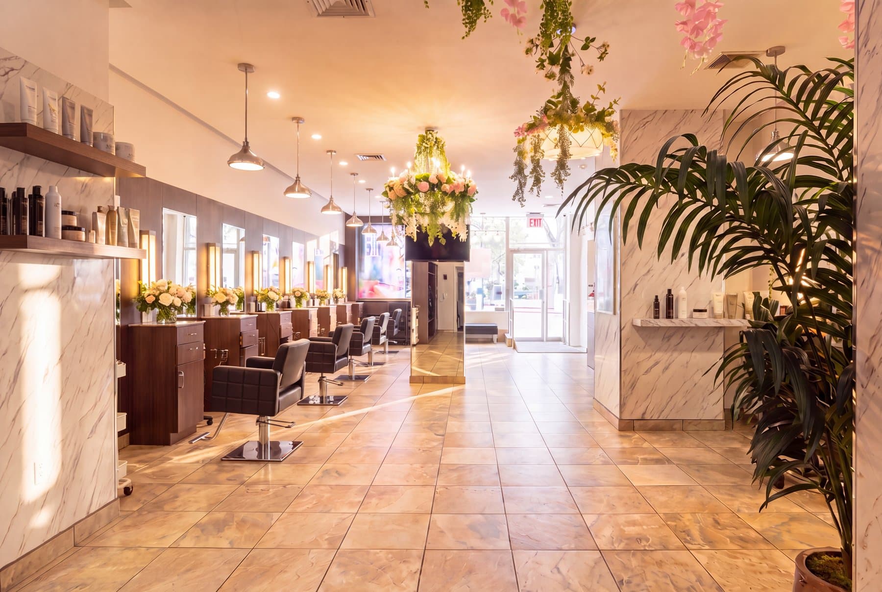 Inside the Dramatics NYC hair salon at 120 E. 34th St., Murray Hill